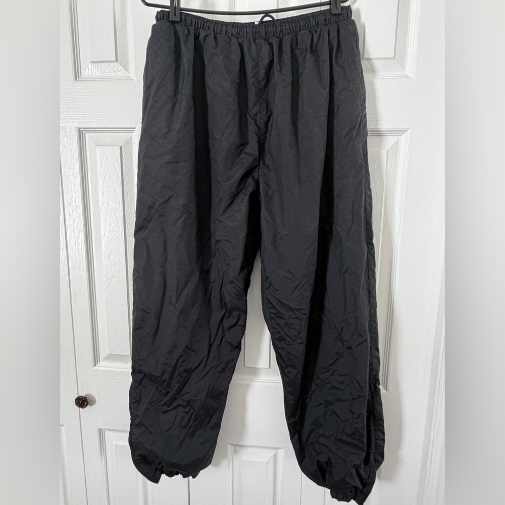 Men's Black Grand Canyon Lined  Elastic-Waist Pants Size L. Can be unisex.